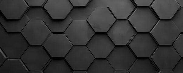 Fototapeta premium Black-colored paper texture background with a pattern, top view