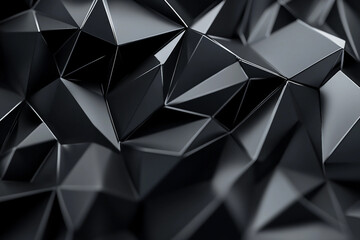 Obraz premium 3d render surface in dark colors abstract background ai generative montage