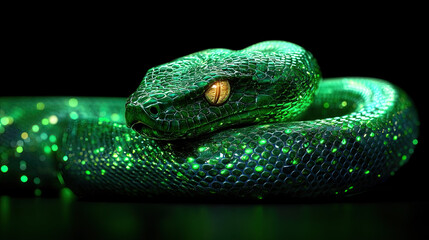 green snake