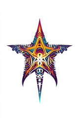 Obraz premium Tribal Star illustration