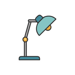  Dynamic Desk Lamp Icon Illustration Design