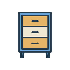  Stylish Drawer Icon Illustration Design