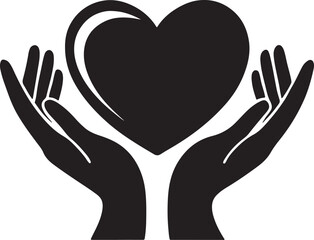 Obraz premium hands holding heart