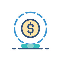  Dynamic Financial Token Icon Illustration Design