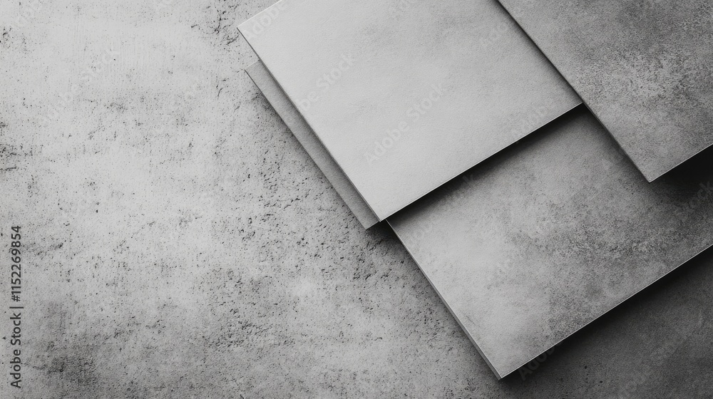Poster blank grey paper with a sleek texture and subtle monochromatic tone for creative and modern visuals.
