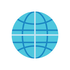  Creative Globe Grid Icon Illustration Design