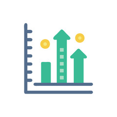  Measurement Growth Icon Illustration Design