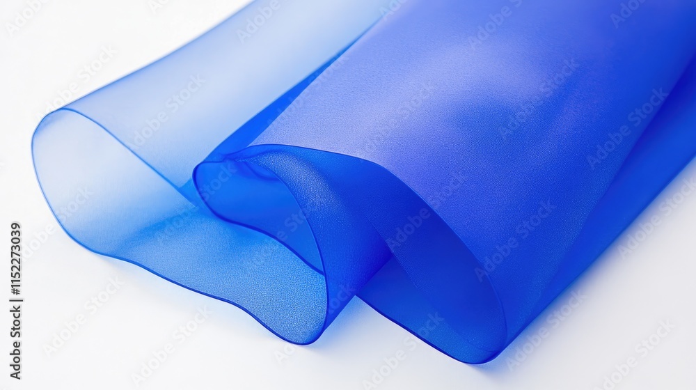 Poster elegant royal blue tracing paper featuring a matte finish and seamless gradient for sophisticated de
