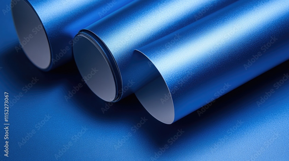 Poster elegant royal blue tracing paper featuring a matte finish and seamless gradient for sophisticated de