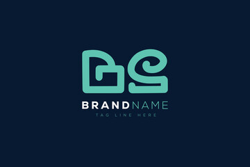 B and S logo design.  BS abstract Letters Logo Monogram. This logo design is the process of creating a visual symbol that represents a brand, company, or individual.