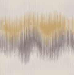 Soft blurry ikat gradient ombre seamless repeat vector pattern in natural terra cotta desert colors. Abstract landscape, ancient weaving. Great for home decor, fashion, stationary.