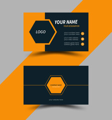 modern and minimal business card design template
