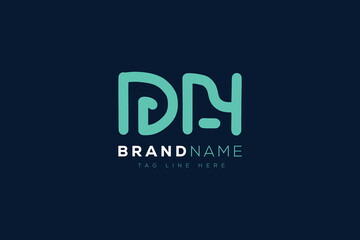 D and N logo design.  DN abstract Letters Logo Monogram. This logo design is the process of creating a visual symbol that represents a brand, company, or individual.