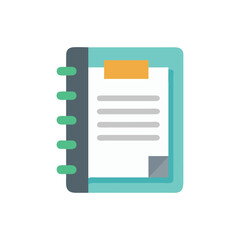  Notebook Icon Illustration for Note Taking