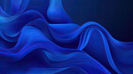 Fototapeta premium Premium royal blue paper with a translucent matte finish and soft tonal gradient, ideal for luxury concepts.