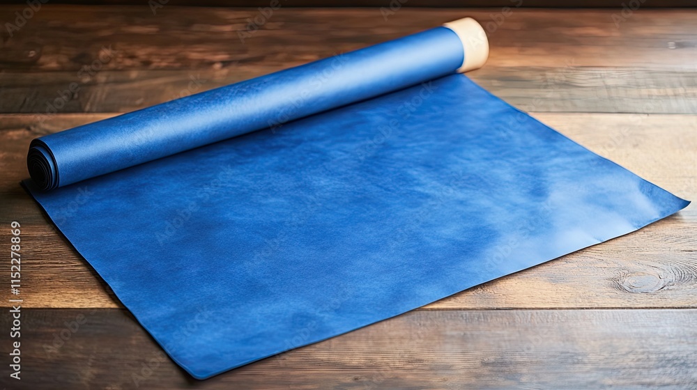 Poster premium royal blue tracing paper with a matte finish and soft gradient, creating a rich and elegant 