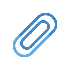  Stylish Paper Clip Icon Illustration Design