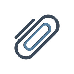 Obraz premium Minimal Paper Clip Icon Illustration Design