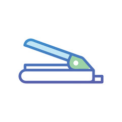  Stylish Paper Cutter Icon Illustration Design