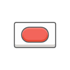  Minimal Push Button Icon