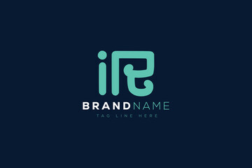 I and R logo design.  IR abstract Letters Logo Monogram. This logo design is the process of creating a visual symbol that represents a brand, company, or individual.