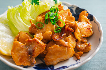 焼いた鶏トロの味噌漬け