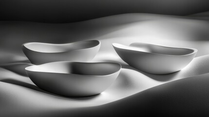 Modern Abstract Design with Soft Light and Clean Lines