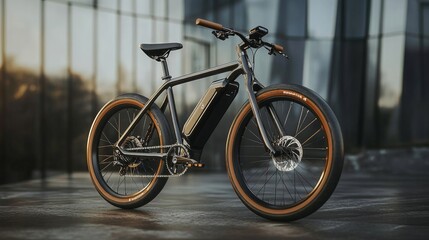 Experience the convenience and efficiency of an electric bike equipped with a powerful battery.