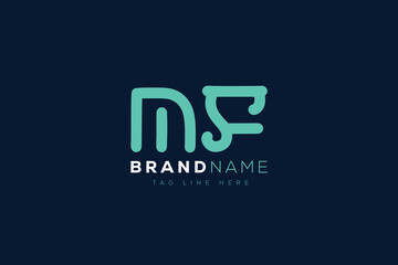 M and F logo design.  MF abstract Letters Logo Monogram. This logo design is the process of creating a visual symbol that represents a brand, company, or individual.