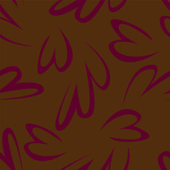 Hand drawn flowers, seamless patterns with floral for fabric, textiles, clothing, wrapping paper, cover, banner, interior decor, abstract backgrounds.