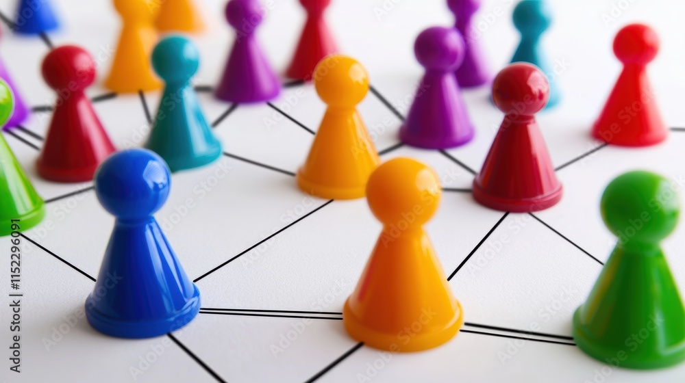 Poster networking strategies for business professionals at a collaborative workshop urban setting visual re