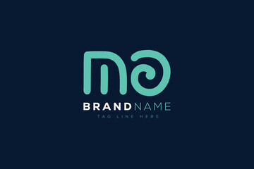 M and O logo design.  MO abstract Letters Logo Monogram. This logo design is the process of creating a visual symbol that represents a brand, company, or individual.