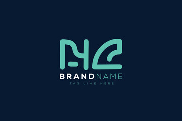 N and C logo design.  NC abstract Letters Logo Monogram. This logo design is the process of creating a visual symbol that represents a brand, company, or individual.