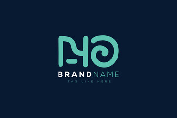 N and O logo design.  NO abstract Letters Logo Monogram. This logo design is the process of creating a visual symbol that represents a brand, company, or individual.
