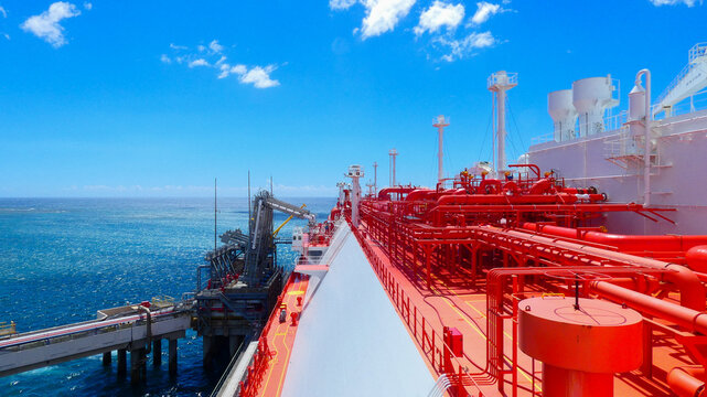 LNG at cargo operations at Puerto Rico