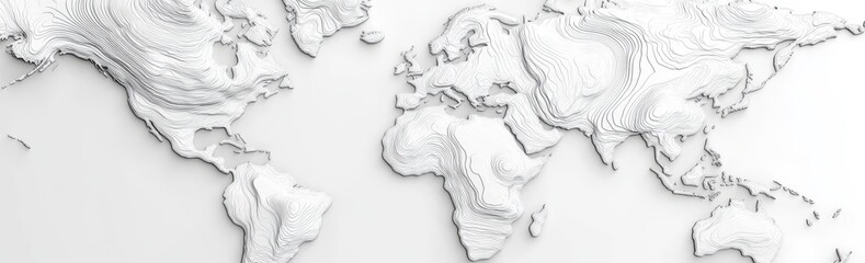 White background, topographic lines, vector graphics, flat design, 2D drawing, high resolution, hyper-realistic, high detail, professional quality, white and gray colors, simple line drawings of the e