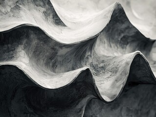 Cascading Waves of Abstract Art