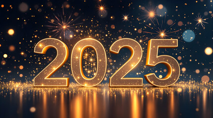 Sparkling 2025 New Year's Eve Celebration
