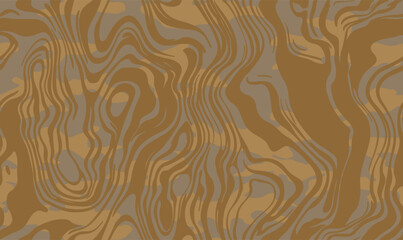 Wave brown camouflage. Seamless digital camo pattern. Military stylish texture. Vector urban fabric, textile print designs. Abstract camouflage wavy
