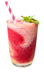 fresh colorful smoothie