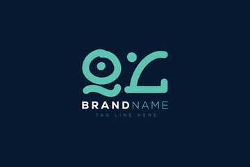 Q and L logo design.  QL abstract Letters Logo Monogram. This logo design is the process of creating a visual symbol that represents a brand, company, or individual.