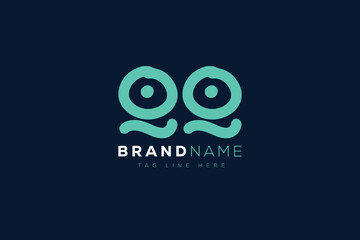 Q and Q logo design.  QQ abstract Letters Logo Monogram. This logo design is the process of creating a visual symbol that represents a brand, company, or individual.