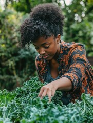 Gardener in a Greenhouse