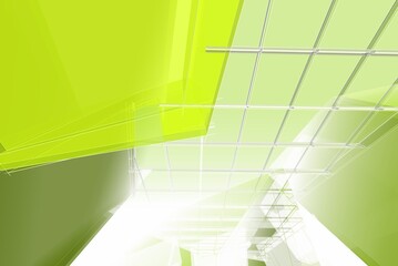 Abstract architectural background 3d rendering