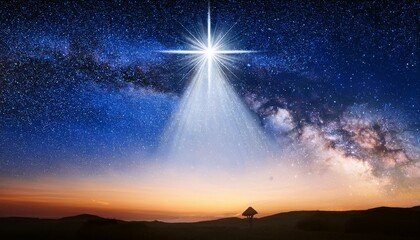 Obraz premium white shine in the sky