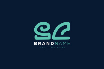 S and C logo design.  SC abstract Letters Logo Monogram. This logo design is the process of creating a visual symbol that represents a brand, company, or individual.
