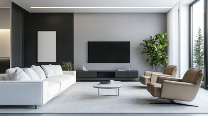 Contemporary Living Room Interior