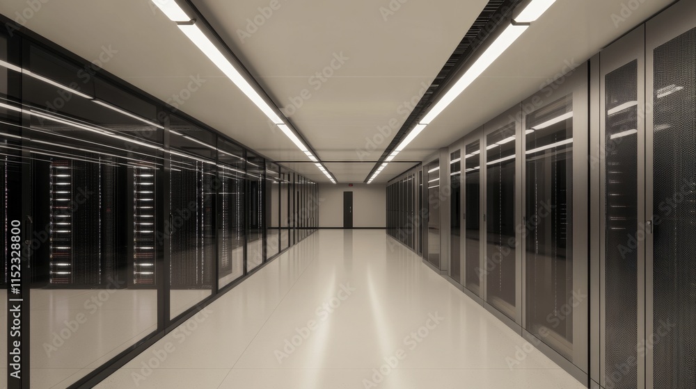 Poster data center operations advanced technology facilities modern infrastructure professional environment