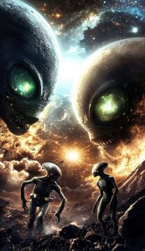 The potential existence of extraterrestrials in our universe.
