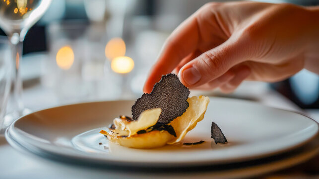 Food with truffles, Truffle Festival, master-class with truffles, croustous preparation